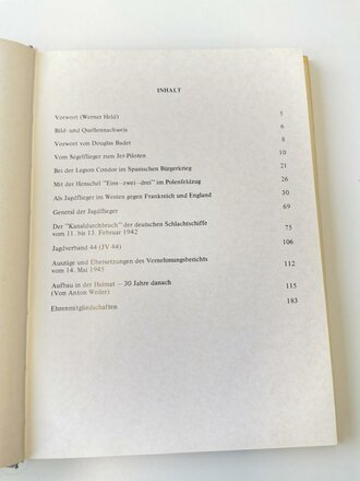 "Adolf Galland"- Ein Fliegerleben in Krieg und Frieden, 184 Seiten, gebraucht, DIN A5