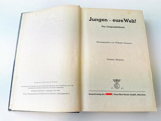 "Jungen eure Welt" - Das Jungenjahrbuch, 488 Seiten, gebraucht, DIN A5