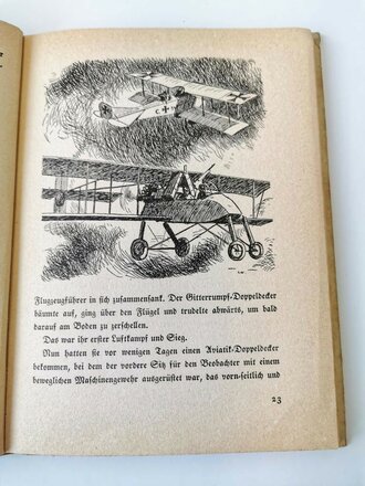 "Vier über dem Feind" - Fliegererlebnisse aus dem Weltkrieg, 81 Seiten, gebraucht, DIN A5