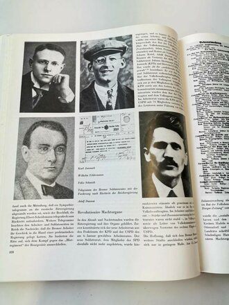 "Illustrierte Geschichte der deutschen November Revolution 1918/1919", 451 Seiten, gebraucht, DIN A5