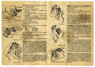 Gebrauchsanweisung Die Deutsche Volksgasmaske 40