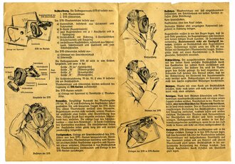 Gebrauchsanweisung Die Deutsche Volksgasmaske 40