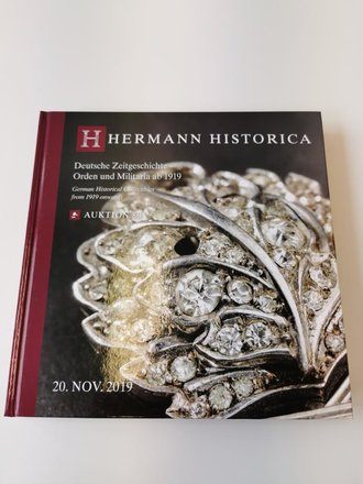 "Hermann Historica" - Deutsche Zeitgeschichte - Orden und Militaria ab 1919, 428 Seiten, gebraucht, DIN A5