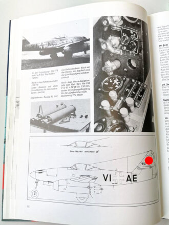 "Me 262" - Entwicklung, Erprobung und Fertigung des ersten einsatzfühigen Düsenjägers der Welt, 111 Seiten, gebraucht, DIN A4