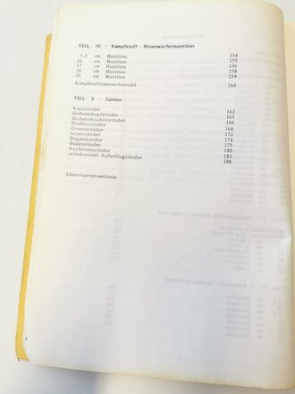 "Deutsche Artillerie- und Minenwerfermunition 1914-1918", 188 Seiten, gebraucht, DIN A4