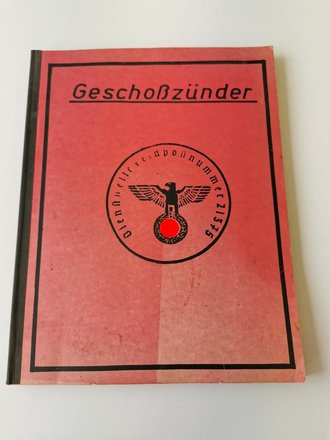 "Geschoßzünder", 119 Seiten, gebraucht, DIN A4