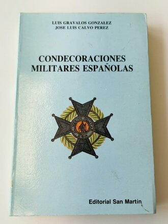 "Condecoraciones Militares Espanolas", 400 Seiten, gebraucht, DIN A5, spanisch