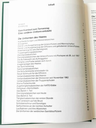 "Die Bundeswehr und ihre Uniformen" - 30 Jahre Bekleidungsgeachichten, 208 Seiten, gebraucht, DIN A5
