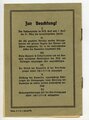 Reichsluftschutzbund Iserlohn, Mitgliedsausweis Nr. 3815, datiert 1936