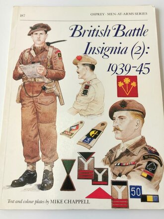 "British Battle Insignia (2): 1939-45", 48 Seiten, gebraucht, DIN A5