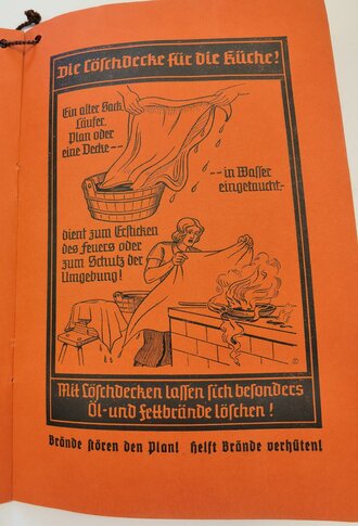 "Brandschutz und Luftschutz in meinem Anwesen" 16 Seiten, reich Illustriert