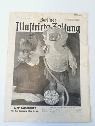 Berliner Illustrierte Zeitung "Der Gasschutz...