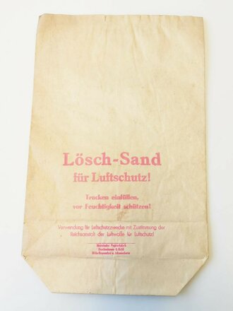 Papiertüte "Lösch-Sand für den Luftschutz!"