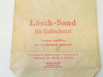 Papiertüte "Lösch-Sand für den Luftschutz!"
