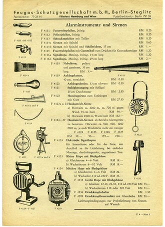 Werbeblatt Feugas-Schutzgesellschaft m.b.H....