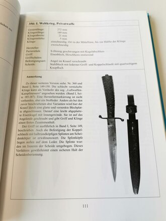 "Deutsche Kampfmesser", 328 Seiten, gebraucht, DIN A4
