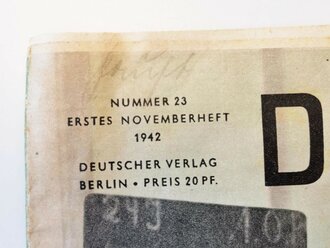 "Die Sirene", Nummer 23, Erstes Novemberheft 1942 "Wir haben nur unsere Pflicht getan.."