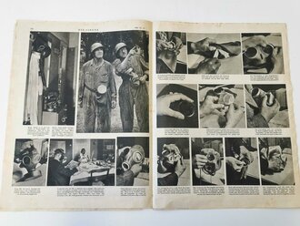 "Die Sirene", Nummer 16, Erstes Augustheft 1942 "Pflegt eure Volksgasmaske"