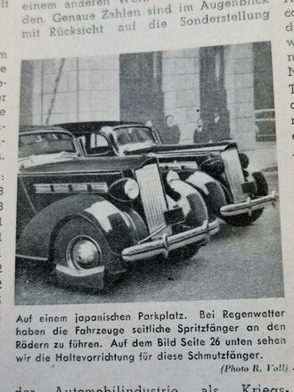 "Motor und Sport" - Ostpreußen Land des Motorsports 26. Juni 1938 - Heft 26, 50 Seiten, gebraucht, DIN A4