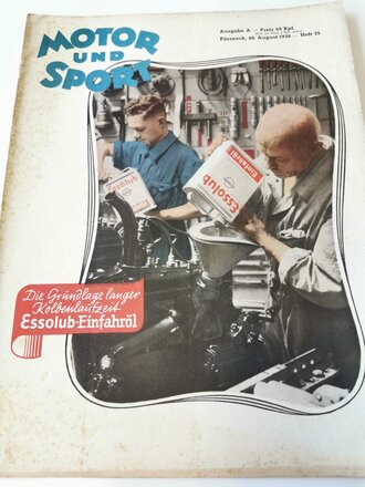 "Motor und Sport" - 28. August 1939 - Heft 35, 50 Seiten, gebraucht, DIN A4