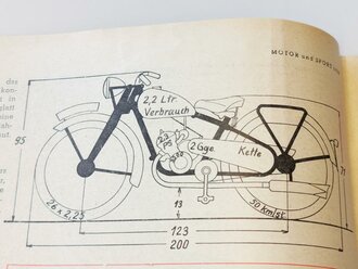 "Motor und Sport" - 3. Juli 1938 - Heft 27 - Lack und Emaille, 54 Seiten, gebraucht, DIN A4