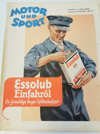 "Motor und Sport" - 19. Juni 1938 - Heft 25, 54...