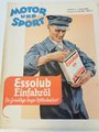 "Motor und Sport" - 19. Juni 1938 - Heft 25, 54 Seiten, gebraucht, DIN A4