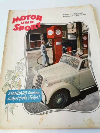 "Motor und Sport" - 5 Juni 1938 - Heft 23 -...