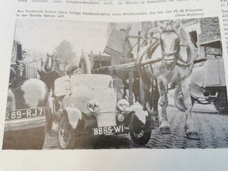 "Motor und Sport" - 1 Januar 1939 - Heft 1 - Das Auto friert!, 42 Seiten, gebraucht, DIN A4
