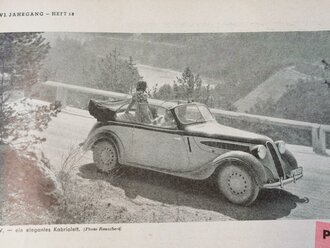 "Motor und Sport" - 30 April 1939 - Heft 18, 58 Seiten, gebraucht, DIN A4