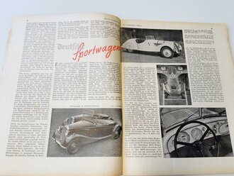 "Motor und Sport" - 25 Juni 1939 - Heft 26, 58 Seiten, gebraucht, DIN A4