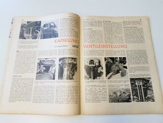 "Motor und Sport" - 20 November 1938 - Überall Standard überall dienstbereit! - Heft 47, 50 Seiten, gebraucht, DIN A4