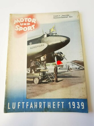 "Motor und Sport" - 29 Januar 1939 -...