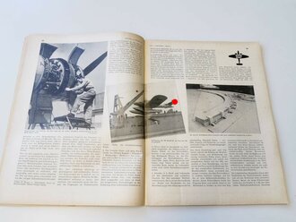 "Motor und Sport" - 29 Januar 1939 - Luftfahrtheft 1939 - Heft 5, 62 Seiten, gebraucht, DIN A4