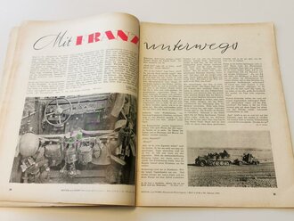 "Motor und Sport" - 25 Januar 1942 - Junkers- ,,Ju 88´´ -Horizontal- und Sturzkampfflugzeuge - Heft 2, 62 Seiten, gebraucht, DIN A4