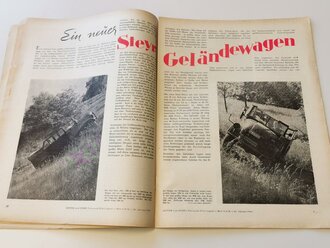 "Motor und Sport" - 25 Januar 1942 - Junkers- ,,Ju 88´´ -Horizontal- und Sturzkampfflugzeuge - Heft 2, 62 Seiten, gebraucht, DIN A4