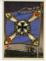 Ansichtskarte "Die siegreichen Fahnen und Standarten der Deutschen Wehrmacht - U-Boot-Waffe"