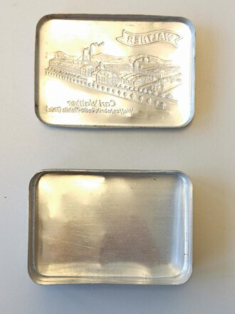 Blechdose Carl Walther Waffenfabrik Zella Mehlis/Thür.