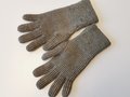 Paar Strickhandschuhe Wehrmacht, getragenes Paar