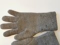 Paar Strickhandschuhe Wehrmacht, getragenes Paar