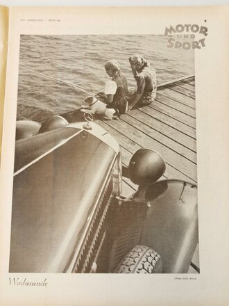 "Motor und Sport" - 17. Juli 1938 - Heft 29, 58 Seiten, gebraucht, DIN A4