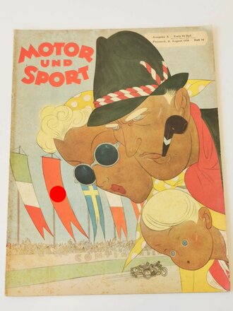 "Motor und Sport" - 21. August 1938 - Heft 34,...