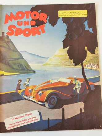 "Motor und Sport" - 11. September 1938 - Heft...