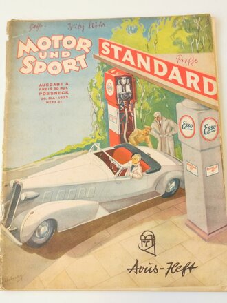 "Motor und Sport" - 26. Mai 1935 - Heft 21, 56...