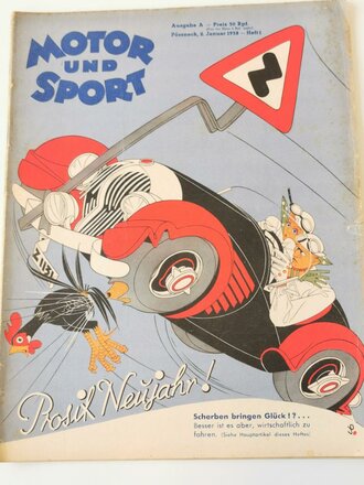 "Motor und Sport" - 2. Januar 1938 - Heft 1, 42...