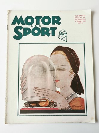 "Motor und Sport" - 09. Oktober 1932 - Heft 41, 42 Seiten, gebraucht, DIN A4