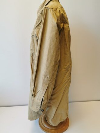Luftwaffe Tropenhemd langarm, leicht getragenes Stück in gutem Zustand