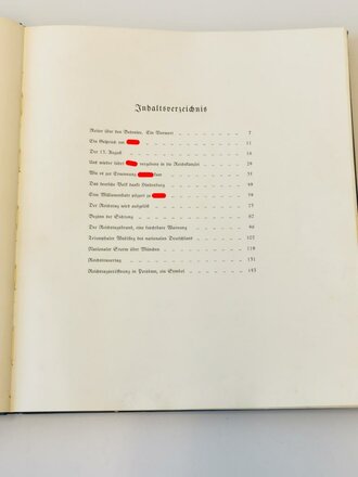 "Vom 30.Januar zum 21. März"Die Tage der nationalen Erhebung, Leipzig, Verlag Das neue Deutschland, 1933 mit 151 Seiten. Letzte Seite defekt