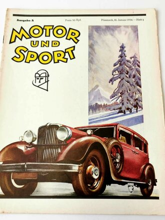 "Motor und Sport" - 21. Januar 1934 - Heft 3,...