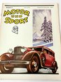 "Motor und Sport" - 21. Januar 1934 - Heft 3, 38 Seiten, gebraucht, DIN A4